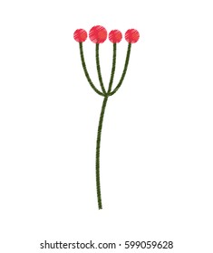 floral nature decoration image sketch vector illustration eps 10