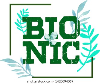 Floral Nature Frame Logo Template 
