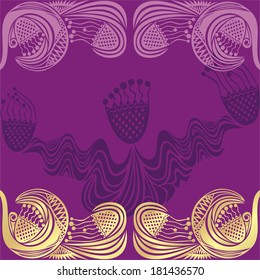 Floral nature pattern background vector illustration