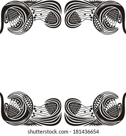 Floral nature pattern background vector illustration