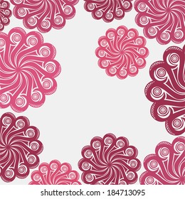 Floral nature pattern background vector illustration