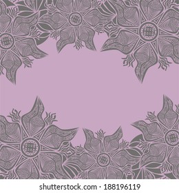Floral nature pattern background vector illustration