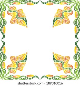 Floral nature pattern background vector illustration