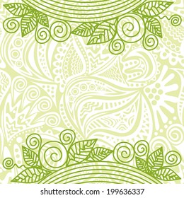 Floral nature pattern background vector illustration
