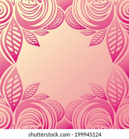 Floral nature pattern background vector illustration