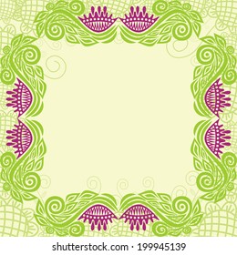 Floral nature pattern background vector illustration