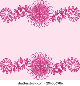 Floral nature pattern background vector illustration