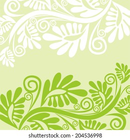 Floral nature pattern background vector illustration