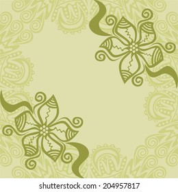 Floral nature pattern background vector illustration