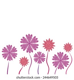 Floral nature pattern background vector illustration