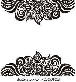 Floral nature pattern background vector illustration