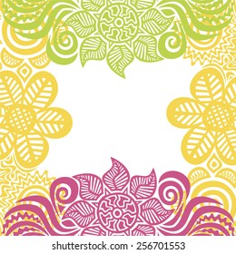 Floral nature pattern background vector illustration