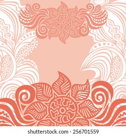 Floral nature pattern background vector illustration