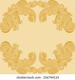 Floral nature pattern background vector illustration