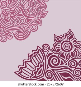 Floral nature pattern background vector illustration