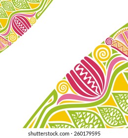 Floral nature pattern background vector illustration