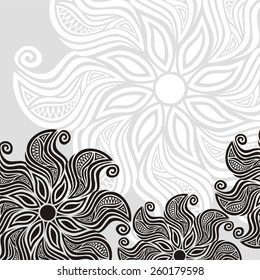 Floral nature pattern background vector illustration
