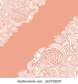 Floral nature pattern background vector illustration