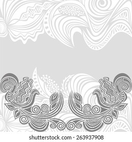 Floral nature pattern background vector illustration