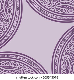 Floral nature pattern card vector illustration