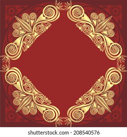 Floral nature pattern card vector illustration