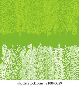 Floral nature pattern card vector illustration