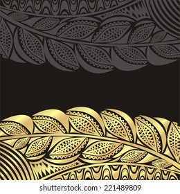 Floral nature pattern card vector illustration