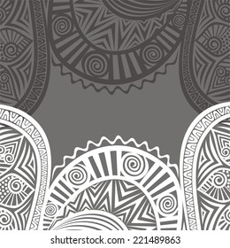 Floral nature pattern card vector illustration