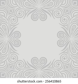 Floral nature pattern card vector illustration