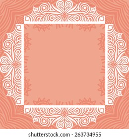Floral nature pattern card vector illustration