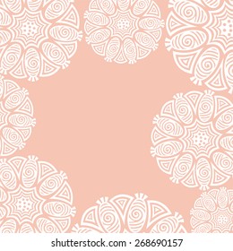 Floral nature pattern card vector illustration