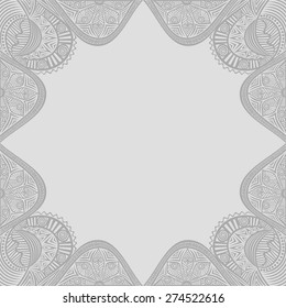 Floral nature pattern card vector illustration