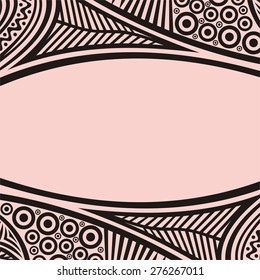 Floral nature pattern card vector illustration