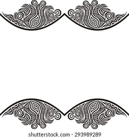 Floral nature pattern card vector illustration