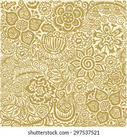 Floral nature pattern card vector illustration