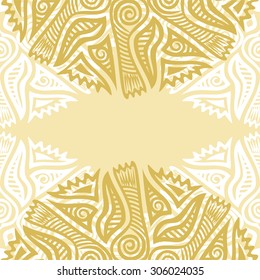 Floral nature pattern card vector illustration