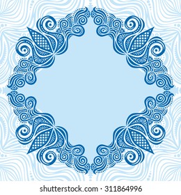 Floral nature pattern card vector illustration