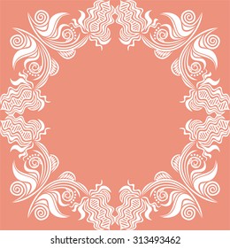 Floral nature pattern card vector illustration