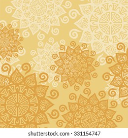 Floral nature pattern card vector illustration