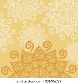 Floral nature pattern card vector illustration