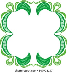 Floral nature pattern card vector illustration