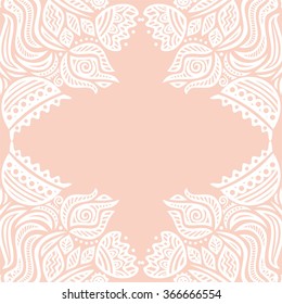 Floral nature pattern card vector illustration