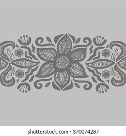 Floral nature pattern card vector illustration
