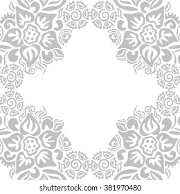 Floral nature pattern card vector illustration