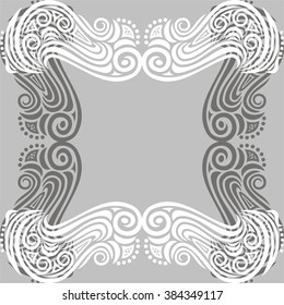 Floral nature pattern card vector illustration