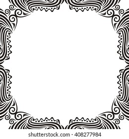 Floral nature pattern card vector illustration