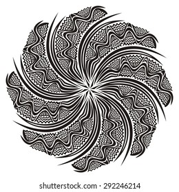 Floral nature pattern design element vector illustration