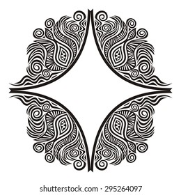Floral nature pattern design element vector illustration