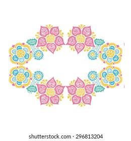 Floral nature pattern design element vector illustration