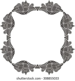 Floral nature pattern design element vector illustration